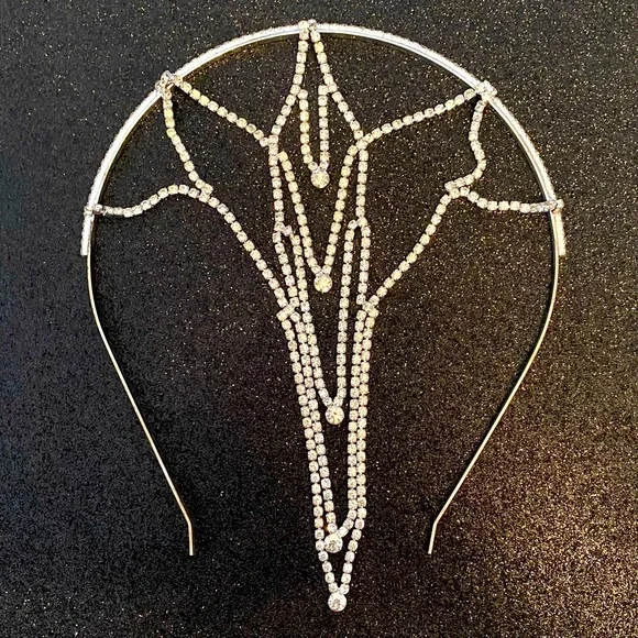NWT-Crystal Band ?️NWT Adornia Tri-tone Swarovski Crystal Detail Half  main image 3
